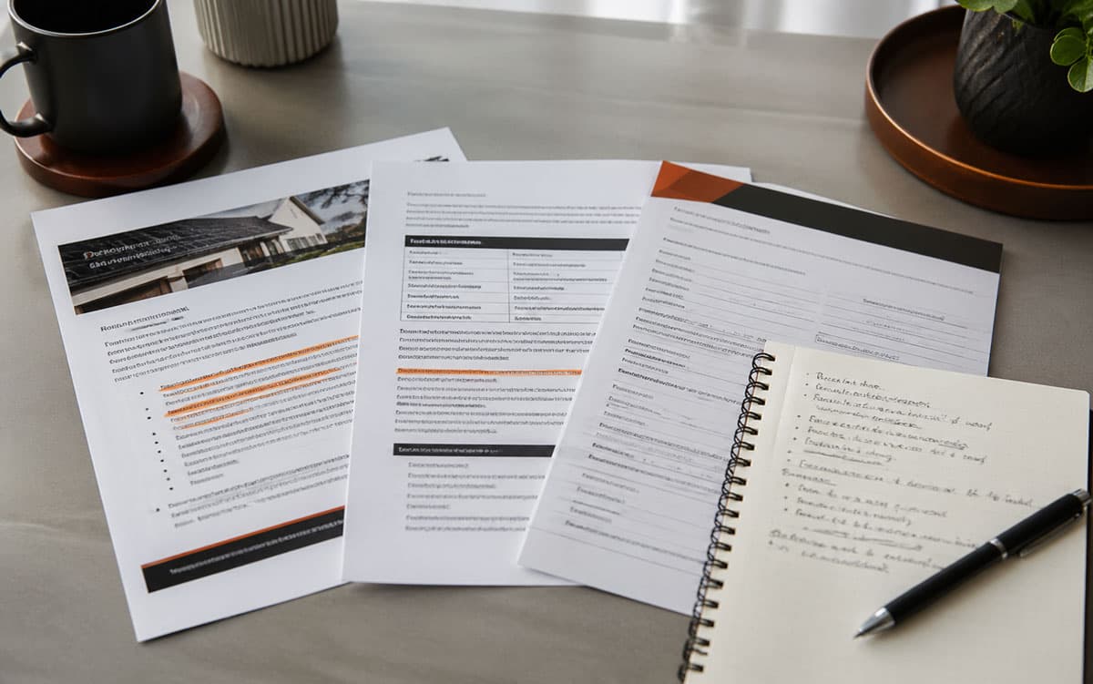 Bad solar contract with highlighted terms