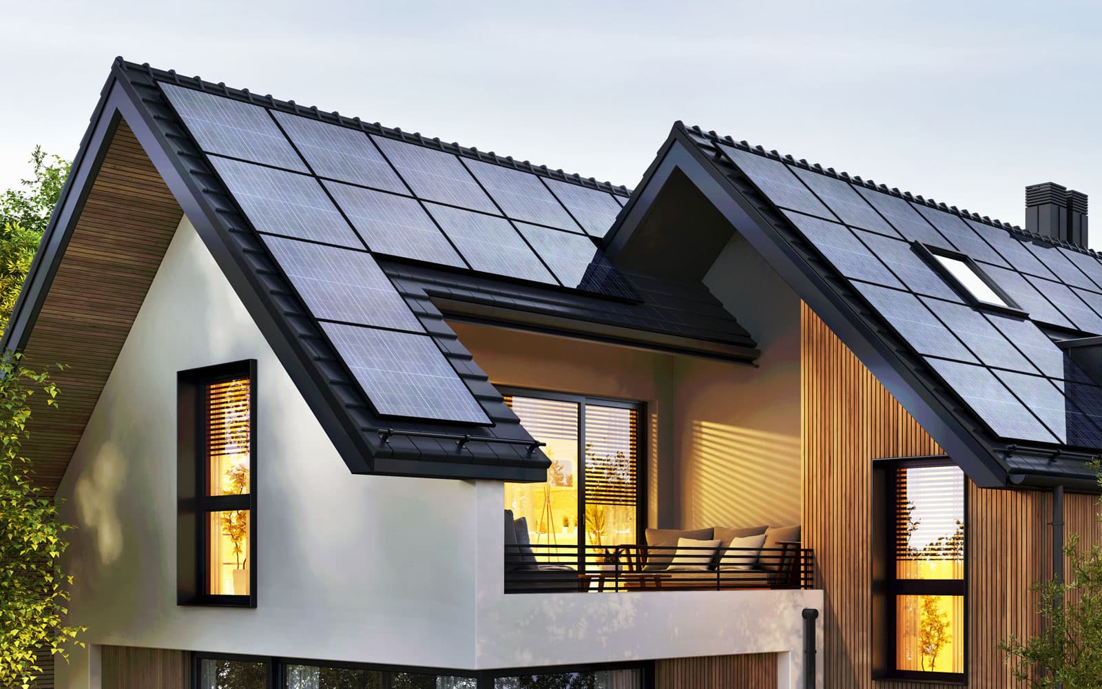 House with rooftop solar panels used as the Ditch Your Solar homepage hero image